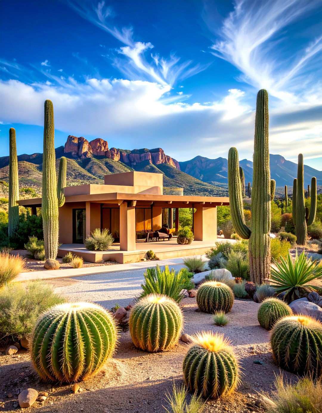 Santa Fe Single Slope Pavilion with Southwestern Style - 24 Outdoor Pavilion Ideas