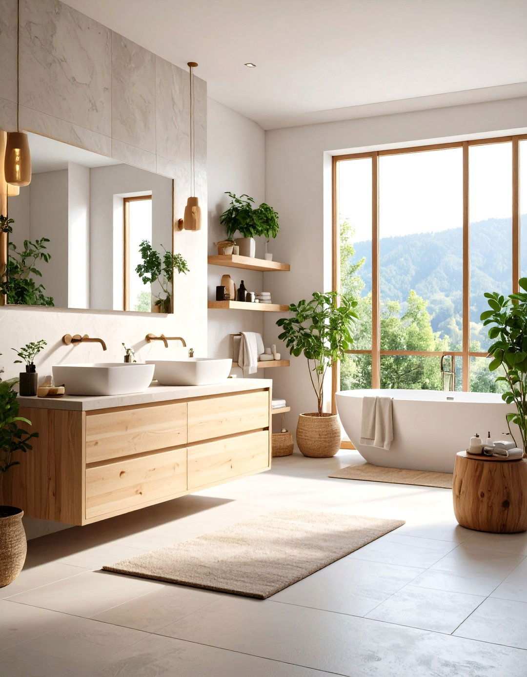 Scandinavian Bathroom Spa Retreat - 24 Scandinavian Interior Design Ideas