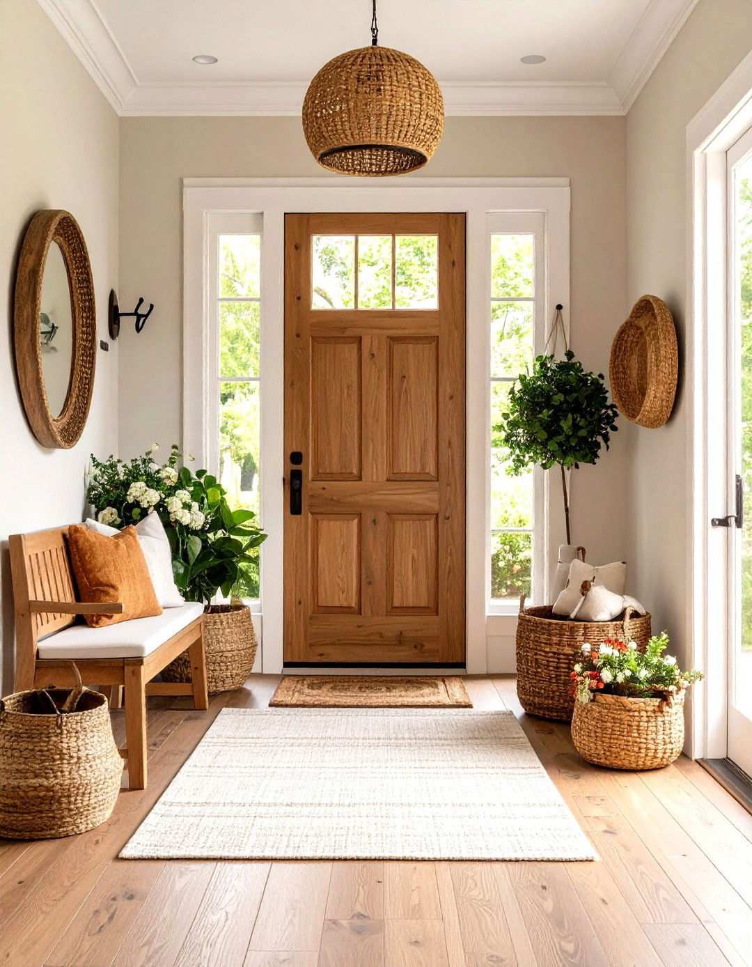 Scandinavian Entryway Welcome Zone - 24 Scandinavian Interior Design Ideas