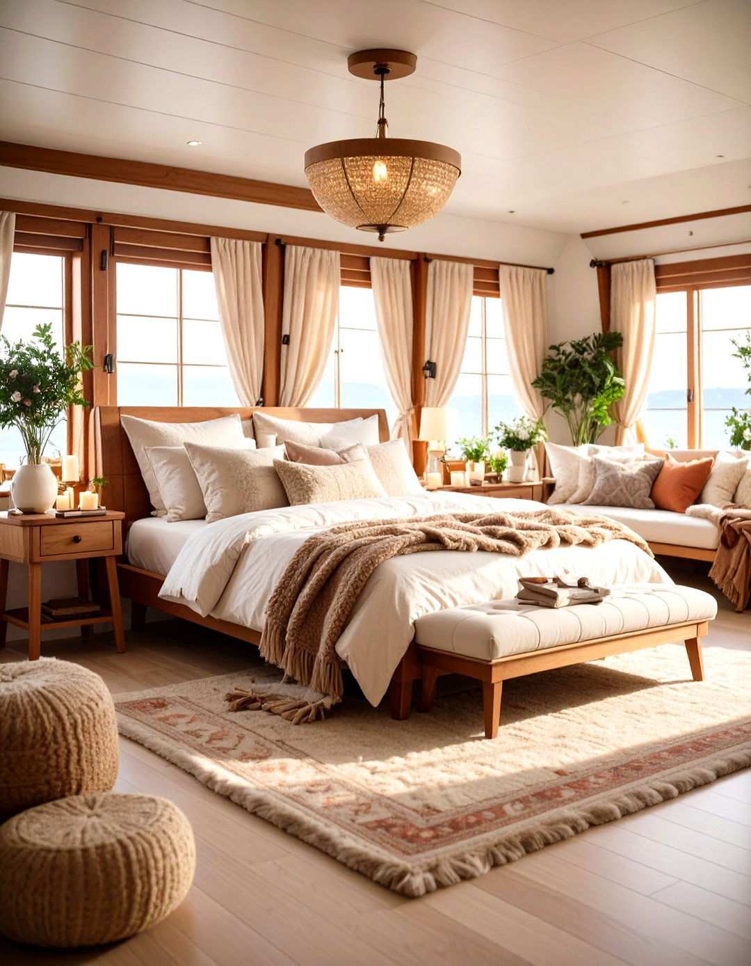 Scandinavian Hygge Comfort Den - 24 yacht bedroom ideas
