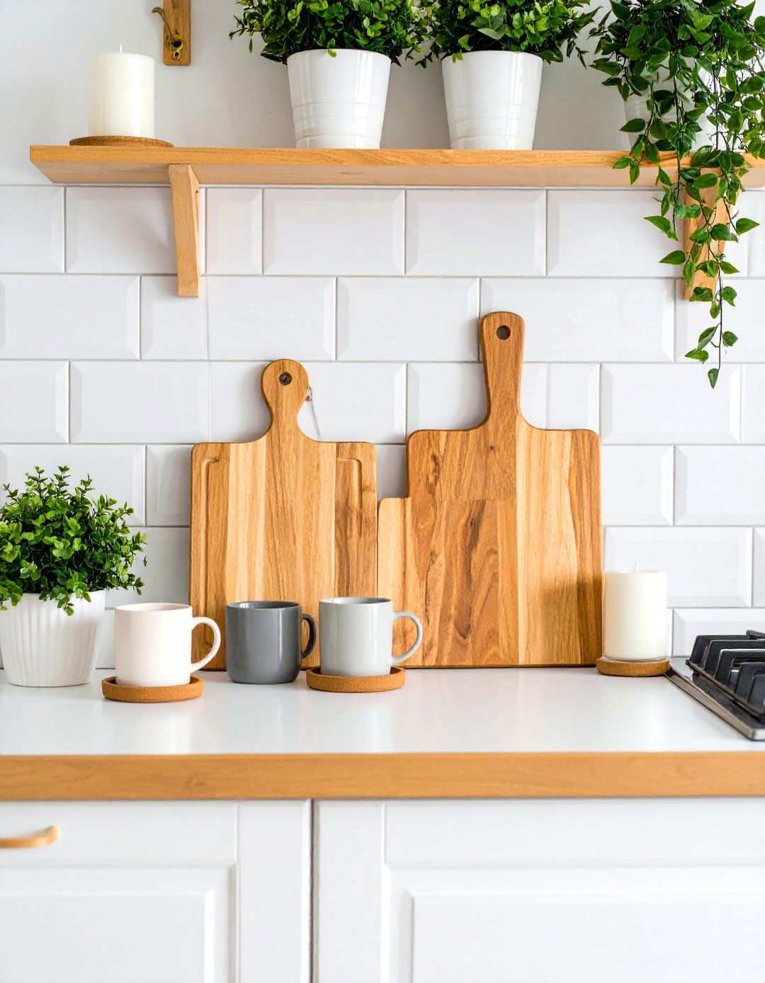 Scandinavian Hygge Counter Approach - 24 Kitchen Counter Decor Ideas