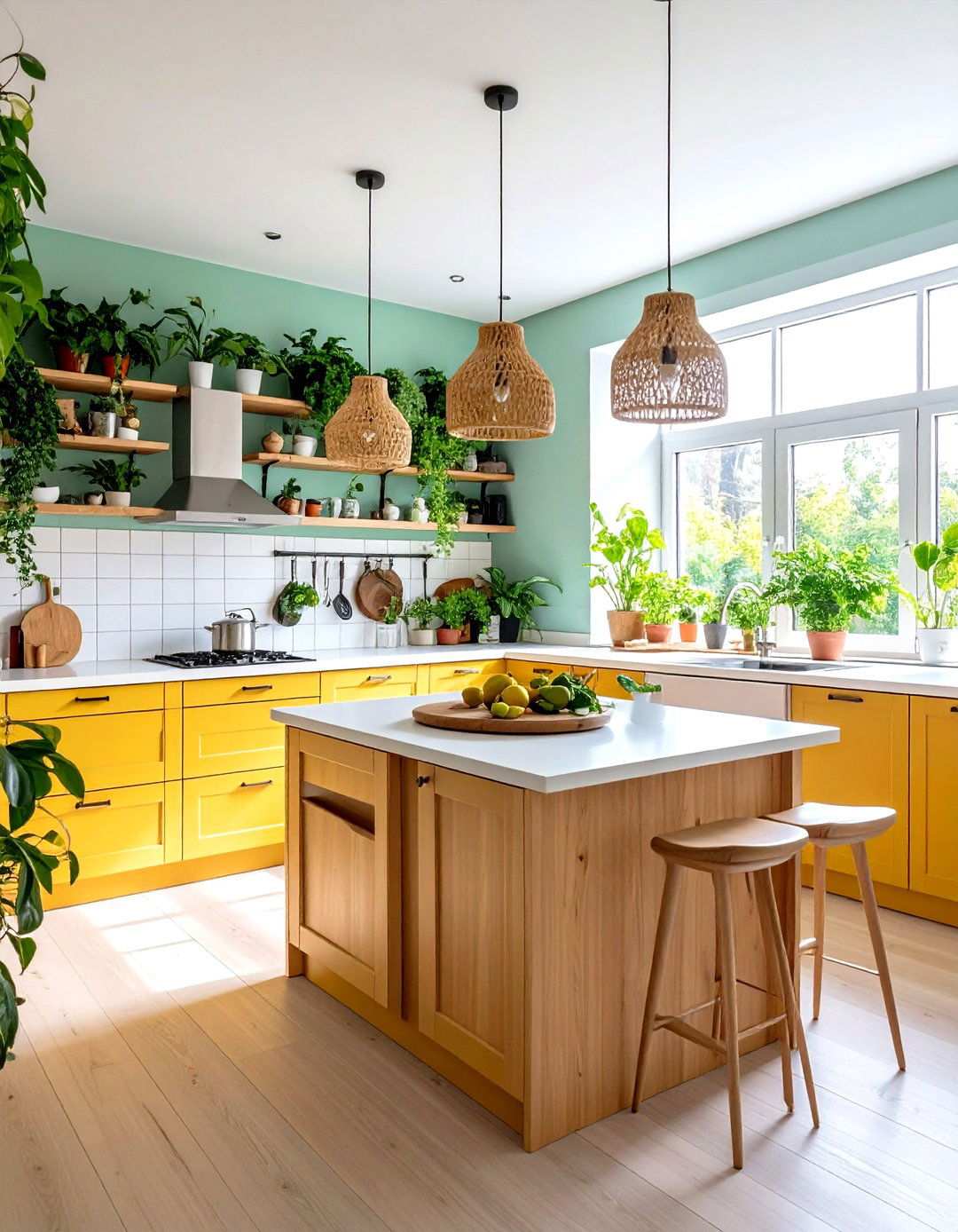 Scandinavian Inspired Kitchen Layout - 24 U Shaped Kitchen Ideas