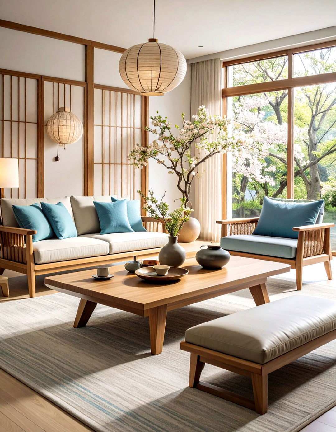 Scandinavian Japanese Fusion Furniture - 24 Japandi Living Room Ideas