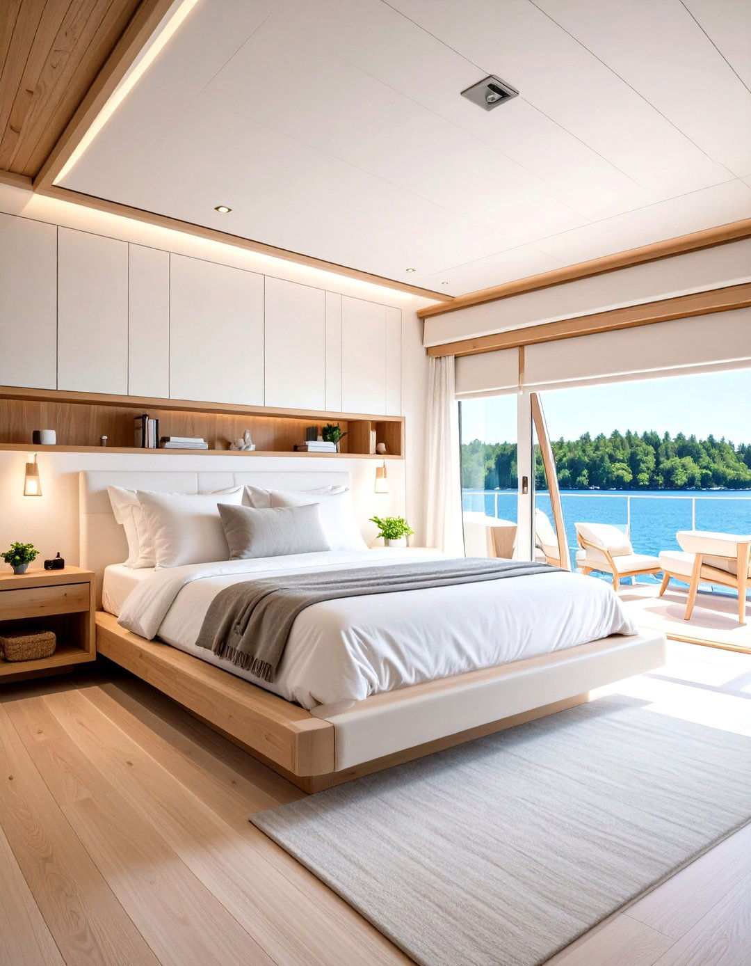 Scandinavian Light Wood Sanctuary - 24 yacht bedroom ideas