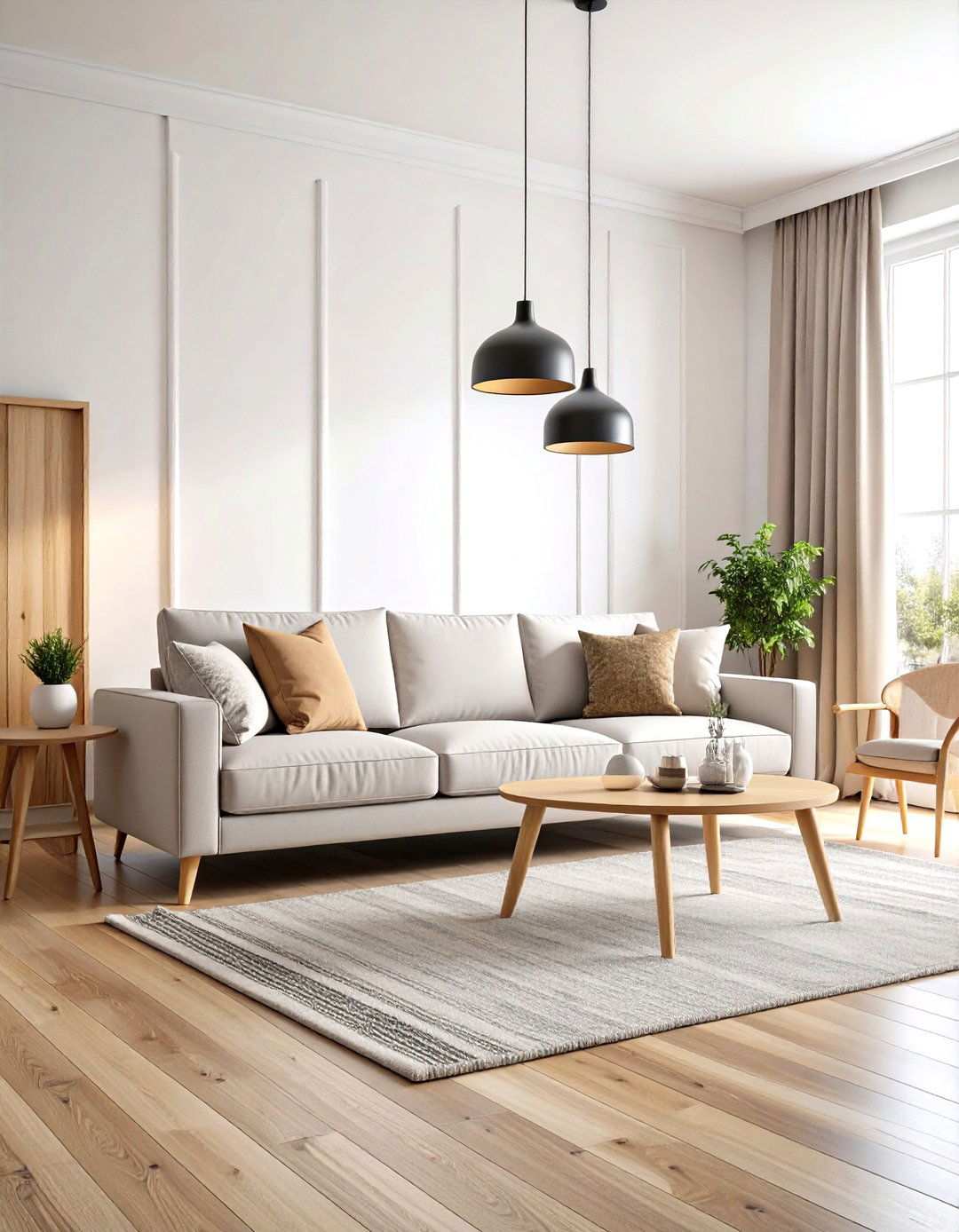 Scandinavian Masculine Living Room - 24 Men's Living Room Ideas