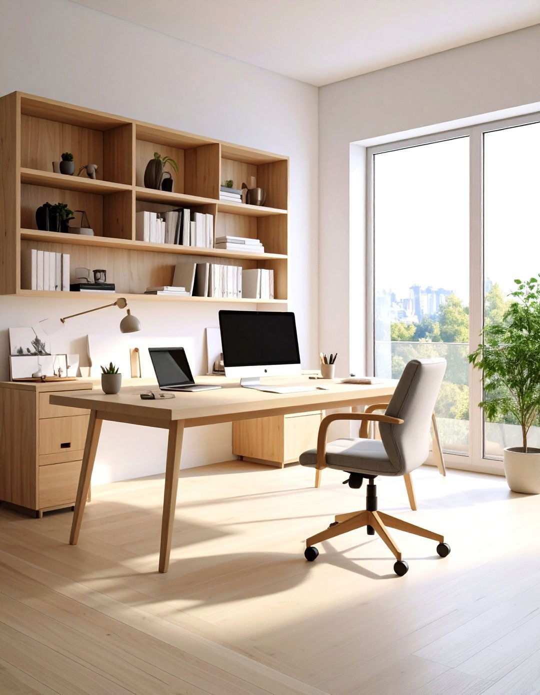 Scandinavian Masculine Office - 24 Home Office Ideas for Him