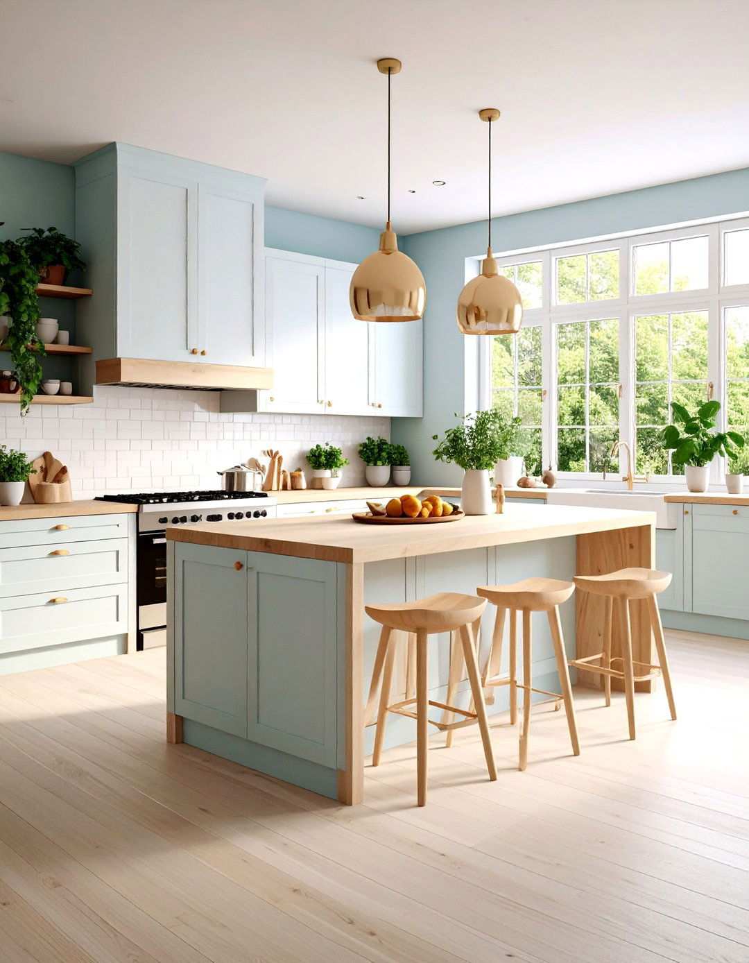 Scandinavian Minimalist Designs with Clean Lines - 24 Small Kitchen Island Ideas