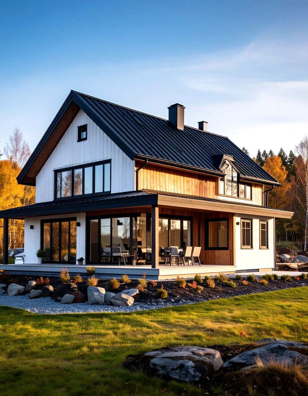 Scandinavian Minimalist Retreat - 24 Houses With Black Windows