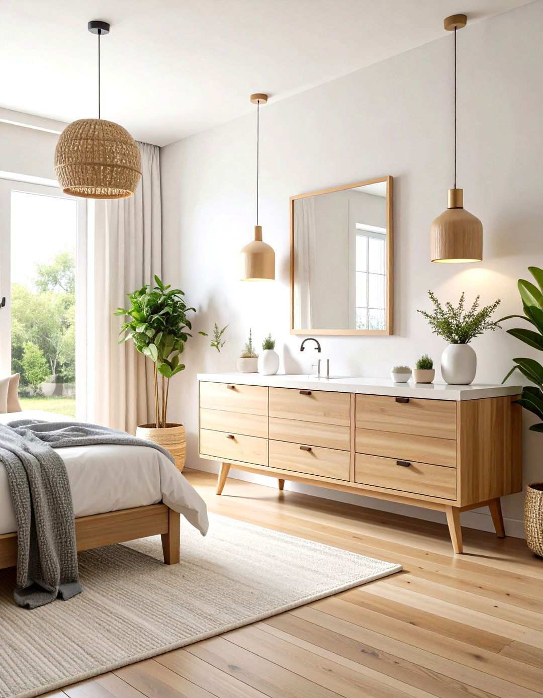 Scandinavian Simple Vanity - 24 Vanity Room Ideas