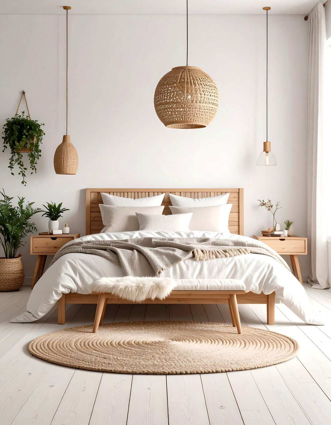 Scandinavian White Bedroom Theme - 24 Small White Bedroom Ideas