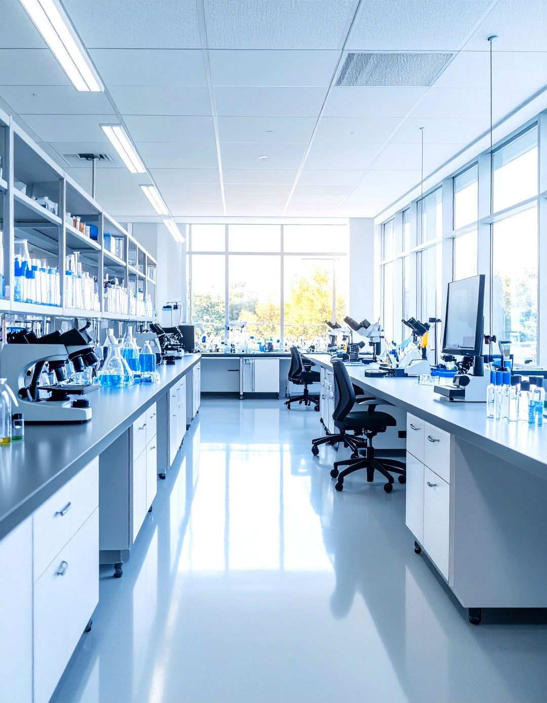 Science Laboratory Discovery - 24 School Mural Ideas