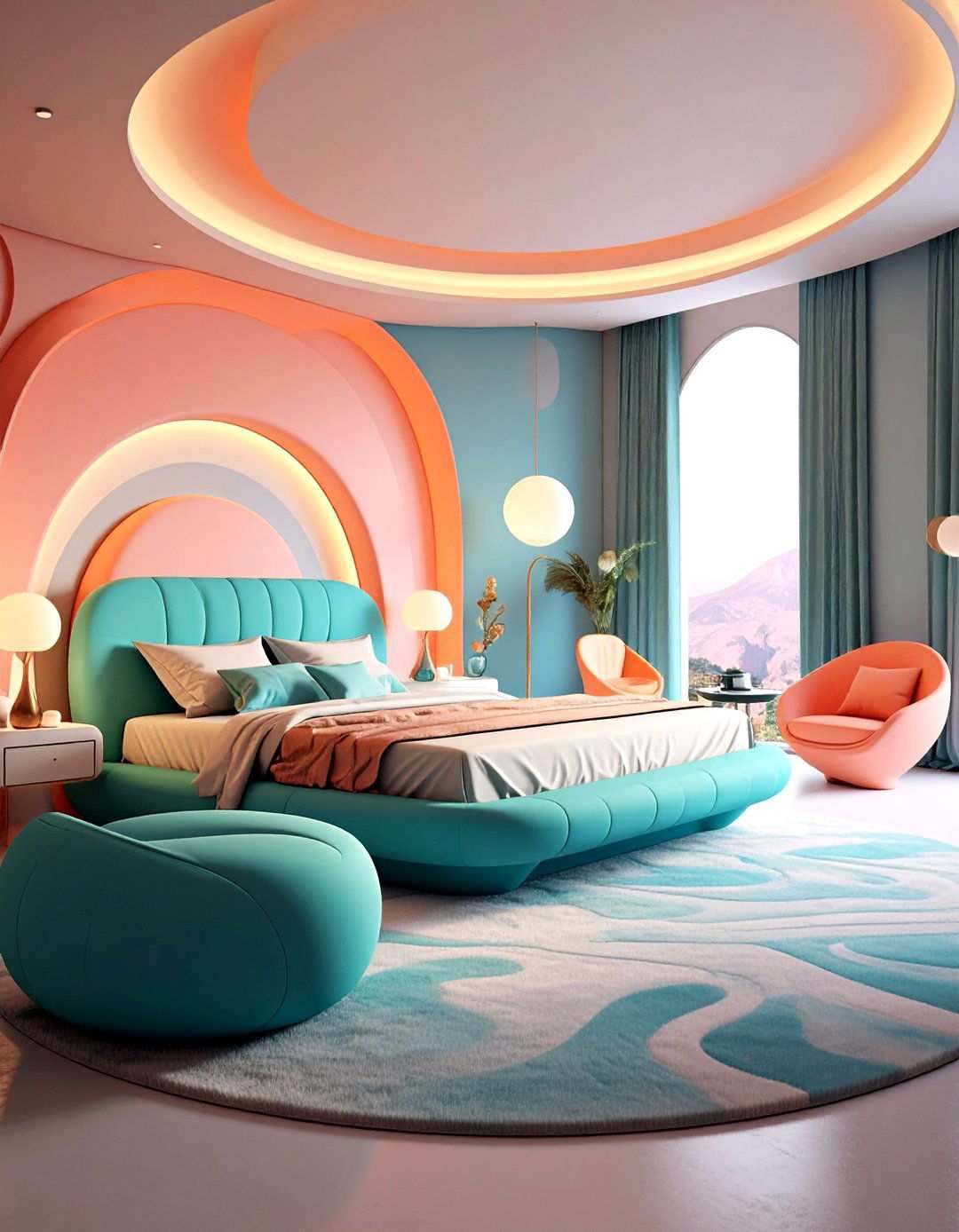 Sculptural Furniture Pieces - 24 luxury modern bedroom ideas