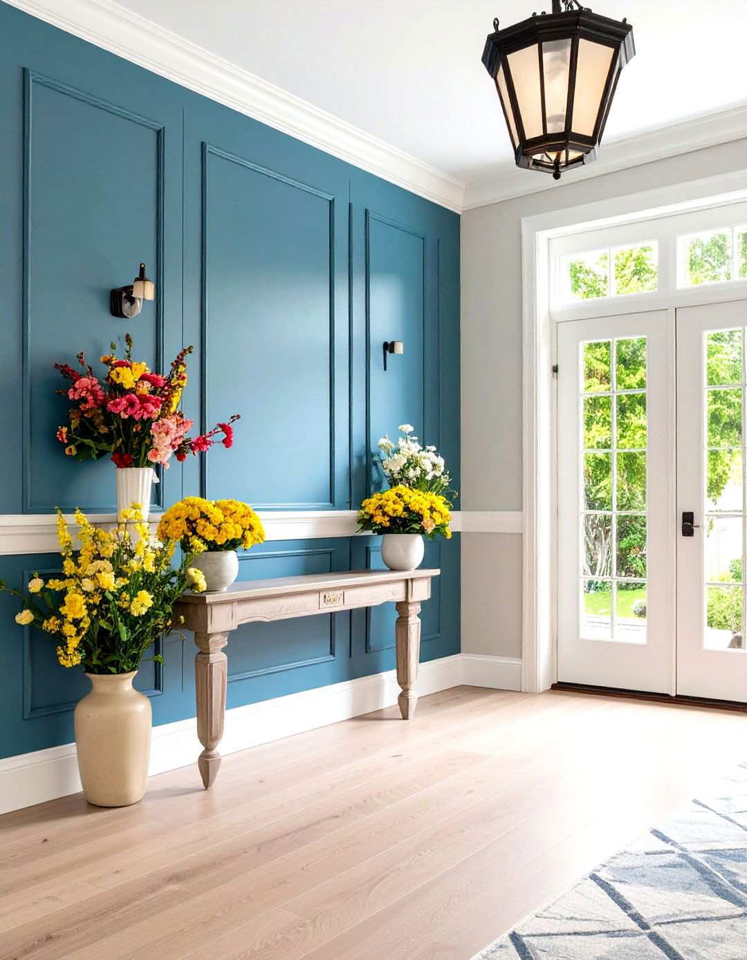Seasonal Adaptability Design - 24 Wainscoting Entryway Ideas