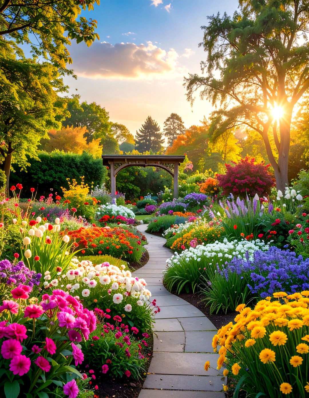 Seasonal Bedding Display Garden - 24 Victorian Front Garden Ideas
