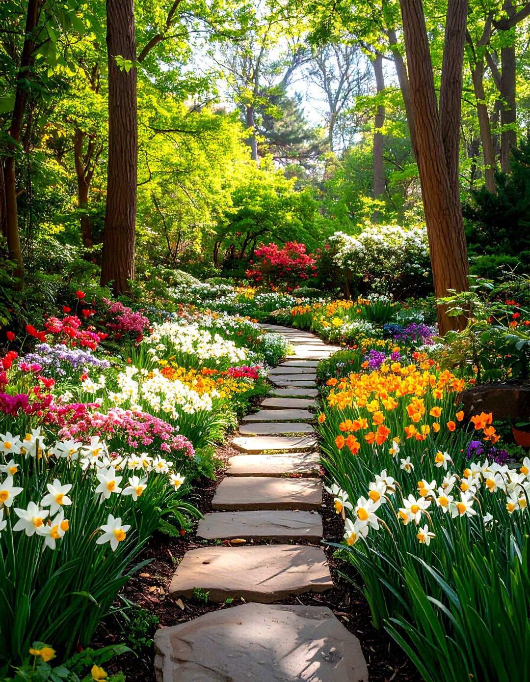 Seasonal Bulb Succession Gardens - 24 Shady Garden Ideas