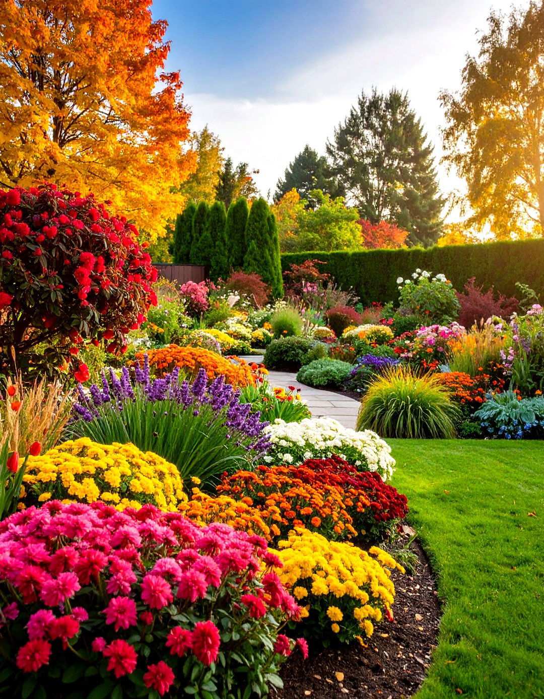 Seasonal Color Garden - 24 Rock Garden Ideas