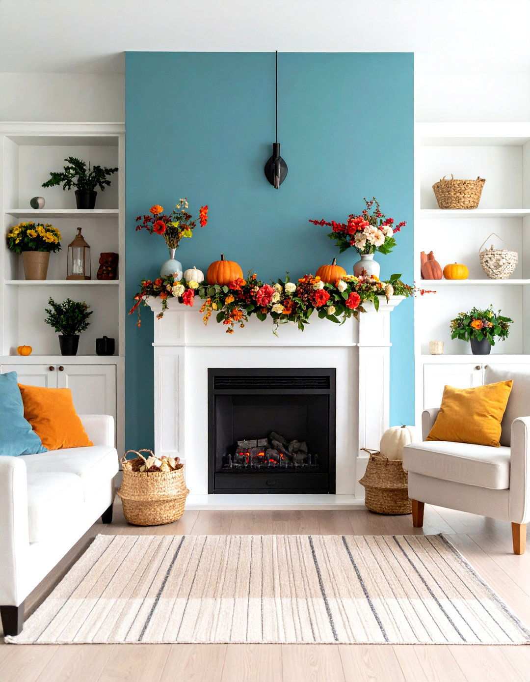 Seasonal Decorating Flexible Design - 24 Small Living Room Fireplace Ideas
