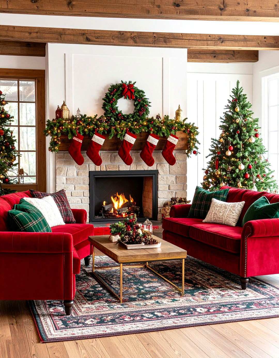 Seasonal Holiday Gathering Room - 24 Ralph Lauren Living Room Ideas