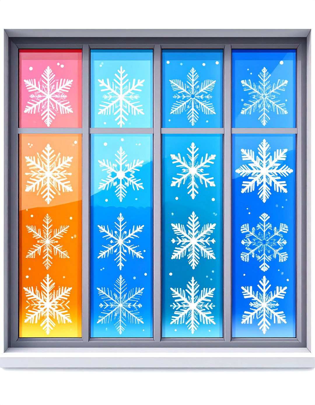 Seasonal Holiday Window Film - 24 Window Film Designs