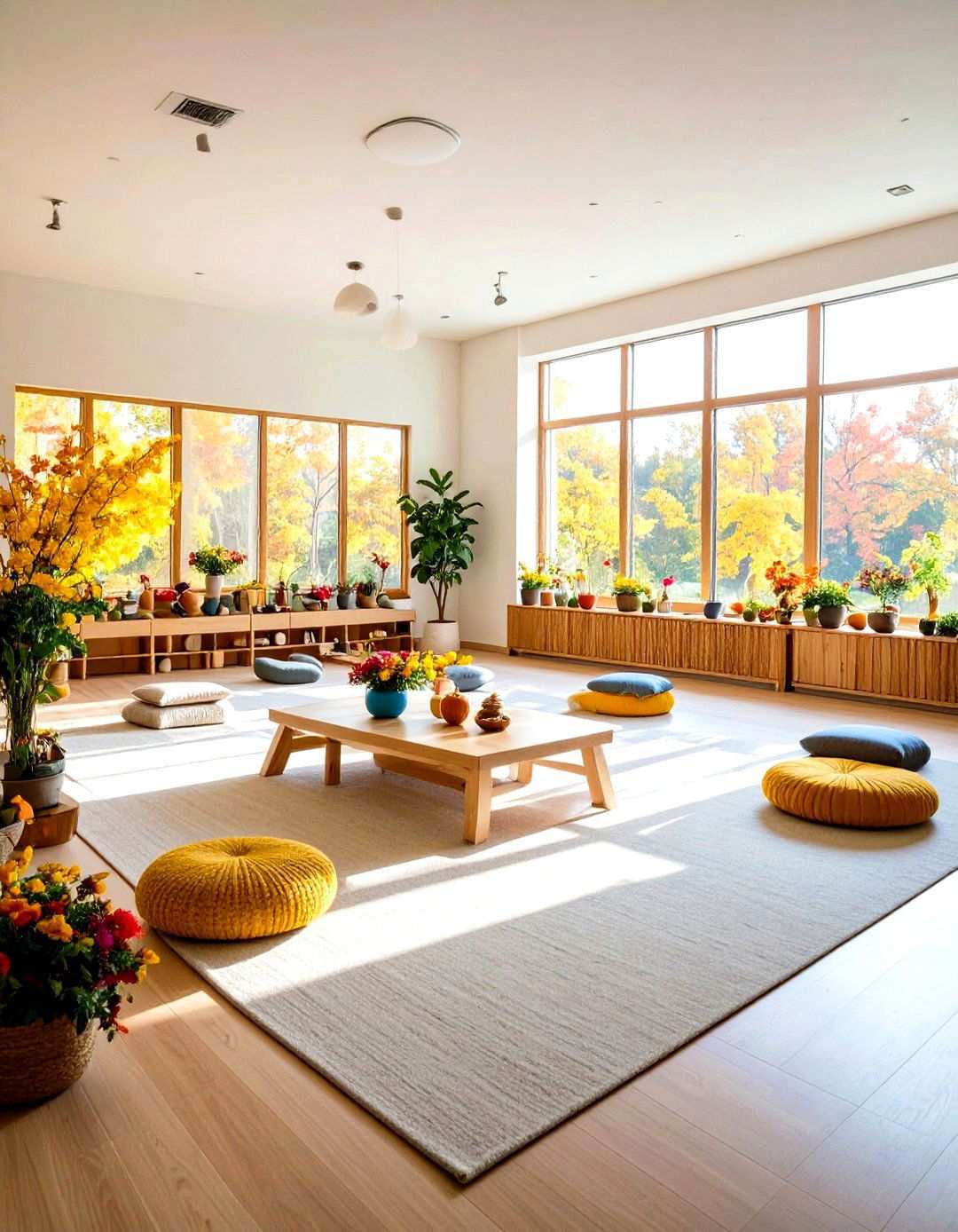 Seasonal Rotation Therapy Room - 24 Therapist Office Decor Ideas