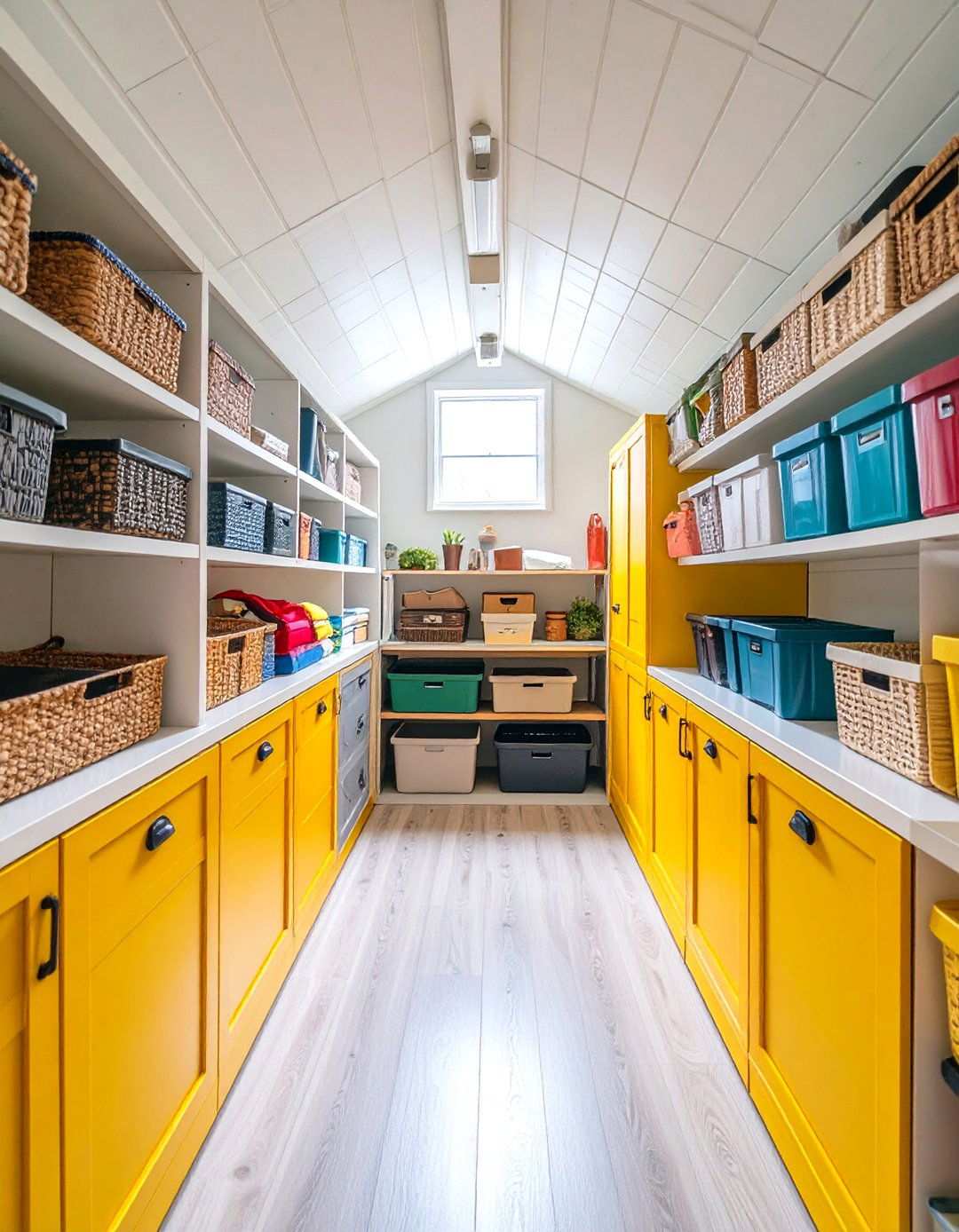 Seasonal Storage Organization - 24 Low Ceiling Small Attic Room Ideas
