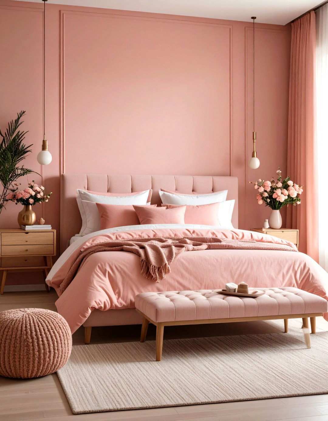 Seasonal Styling Updates - 24 Pink and Grey Bedroom Ideas