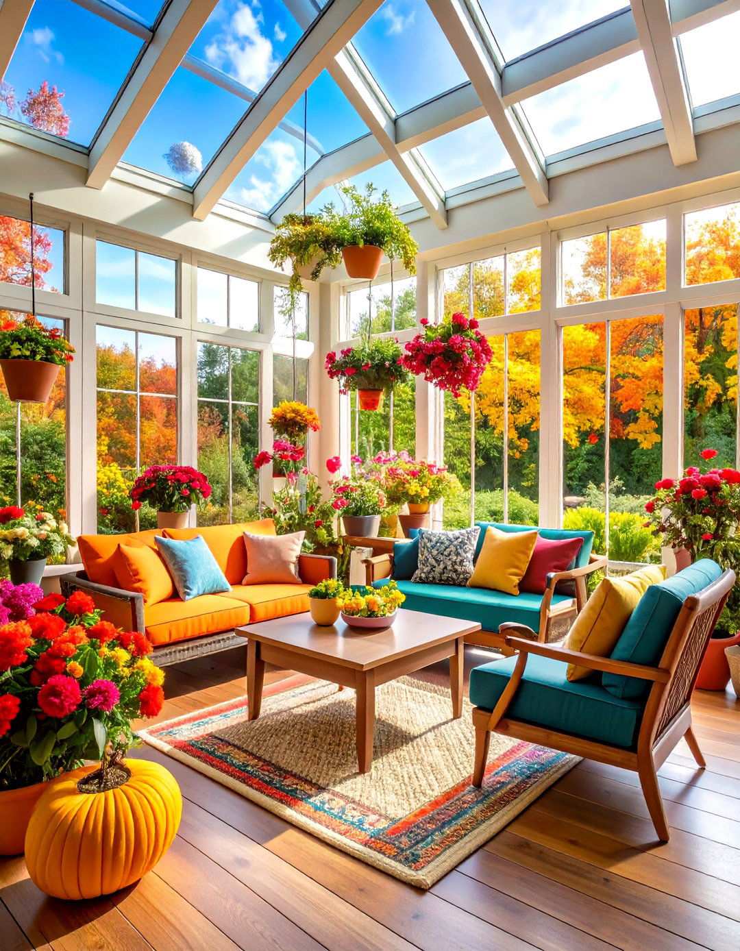 Seasonal Sunroom Office Design - 24 Sunroom Office Ideas