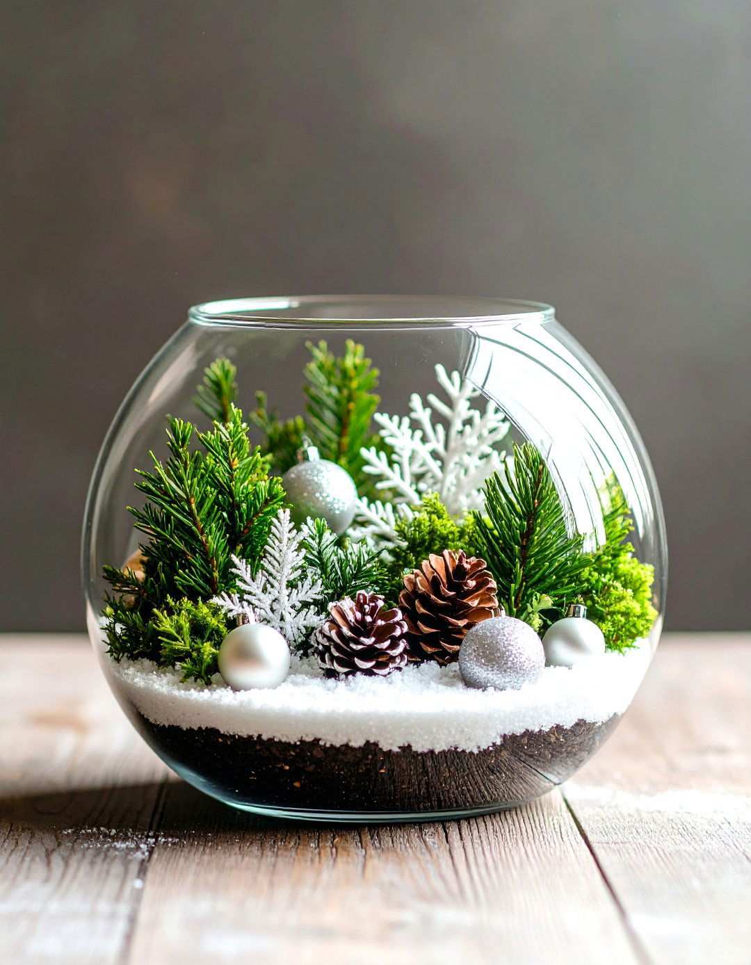 Seasonal Winter Wonderland - 24 Terrarium Ideas