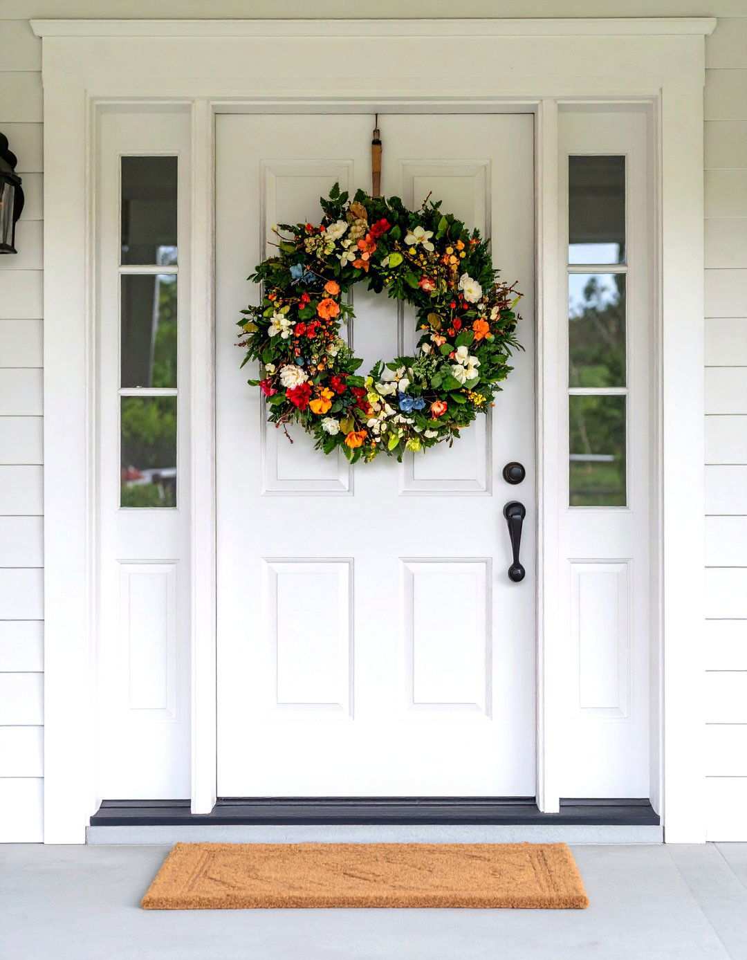 Seasonal Wreath Displays - 24 Spring Decor Ideas