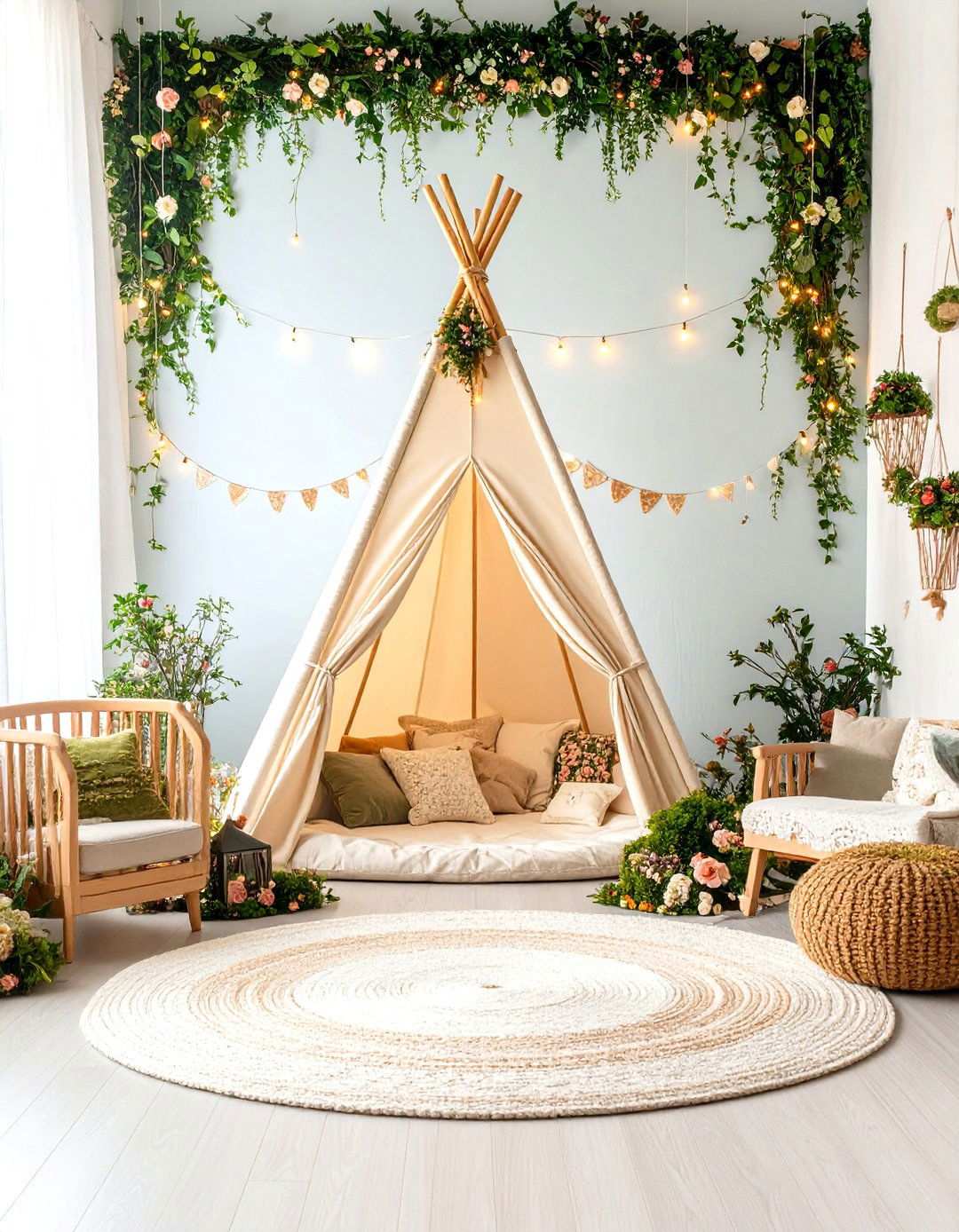 Secret Garden Nursery with Enchanted Forest Elements - 24 Nursery Garden Ideas