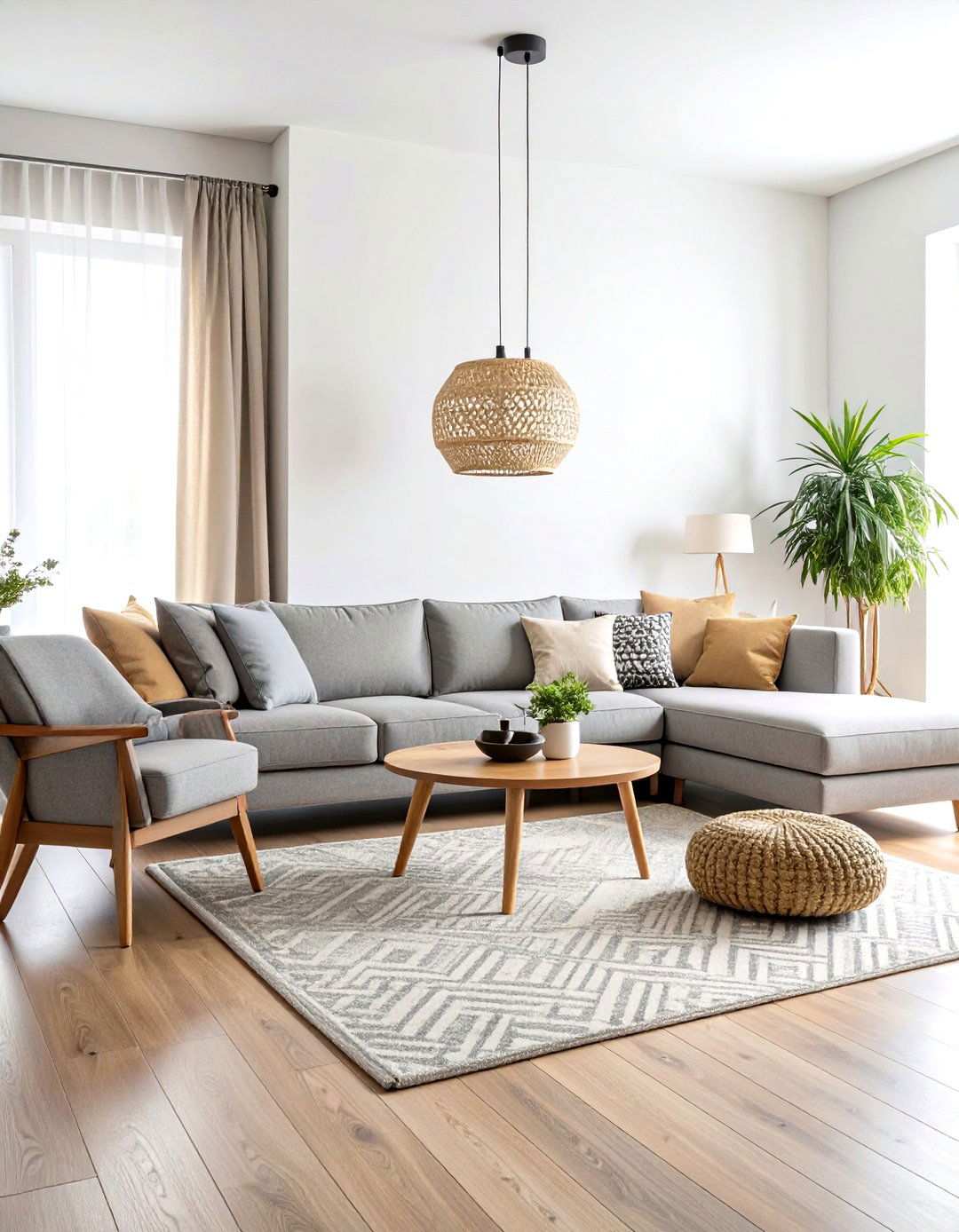 Sectional Layout Living Room - 24 Transitional Living Room Ideas