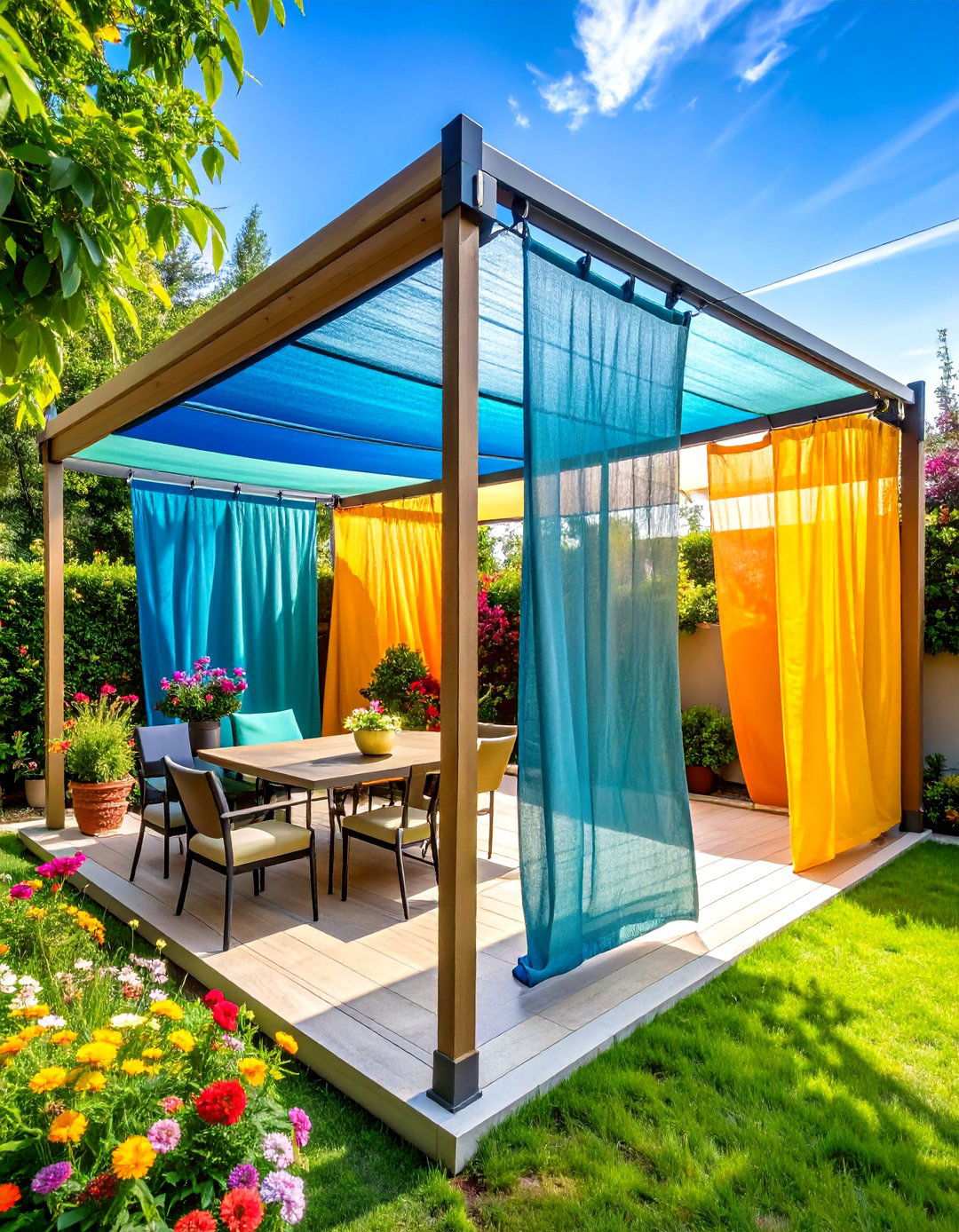 Shade Cloth Privacy Barriers - 24 Temporary Fence Ideas