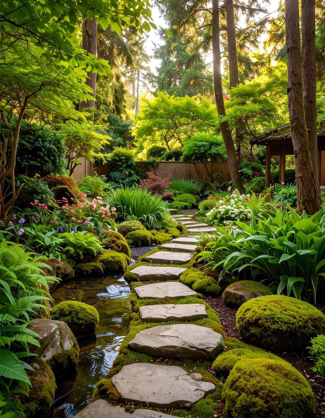 Shade Garden Woodland Retreat - 24 Small Walled Garden Ideas