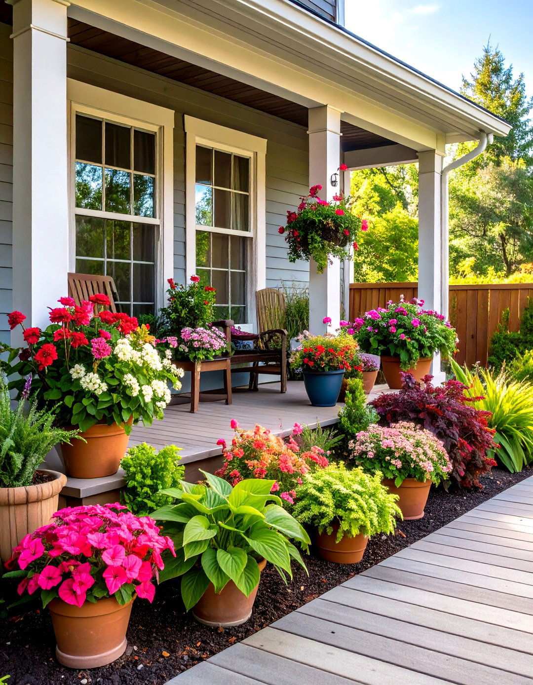 Shade Loving Container Arrangements - 24 Potted Plant Arrangement Ideas