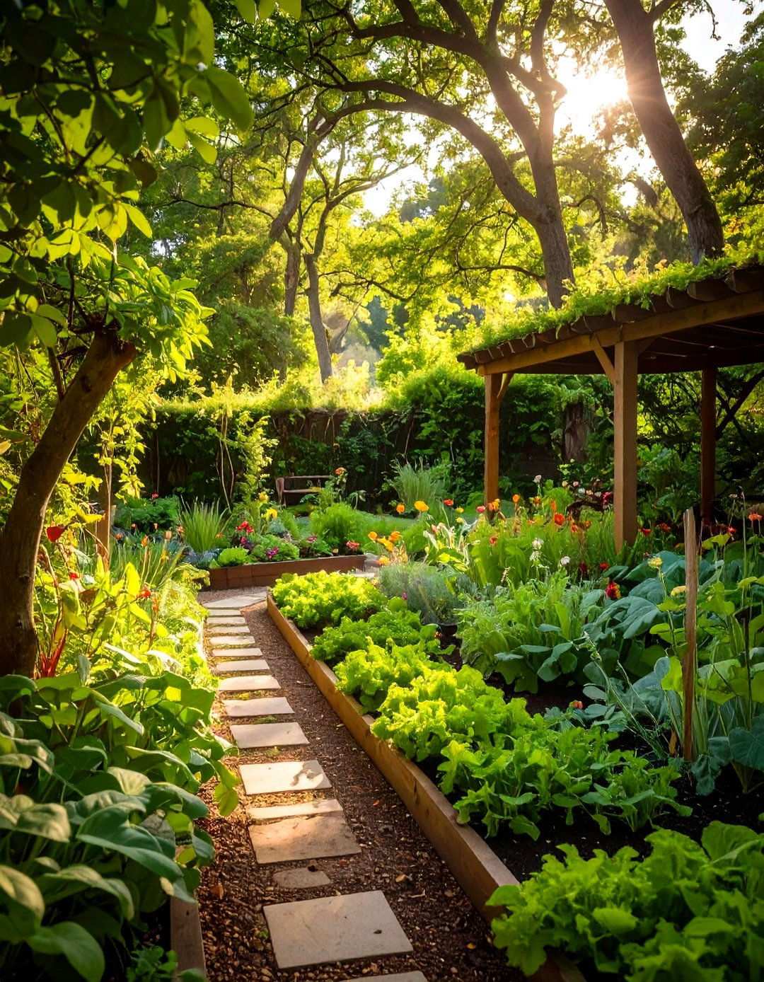 Shade Tolerant Understory Garden - 24 Vegetable Garden Ideas
