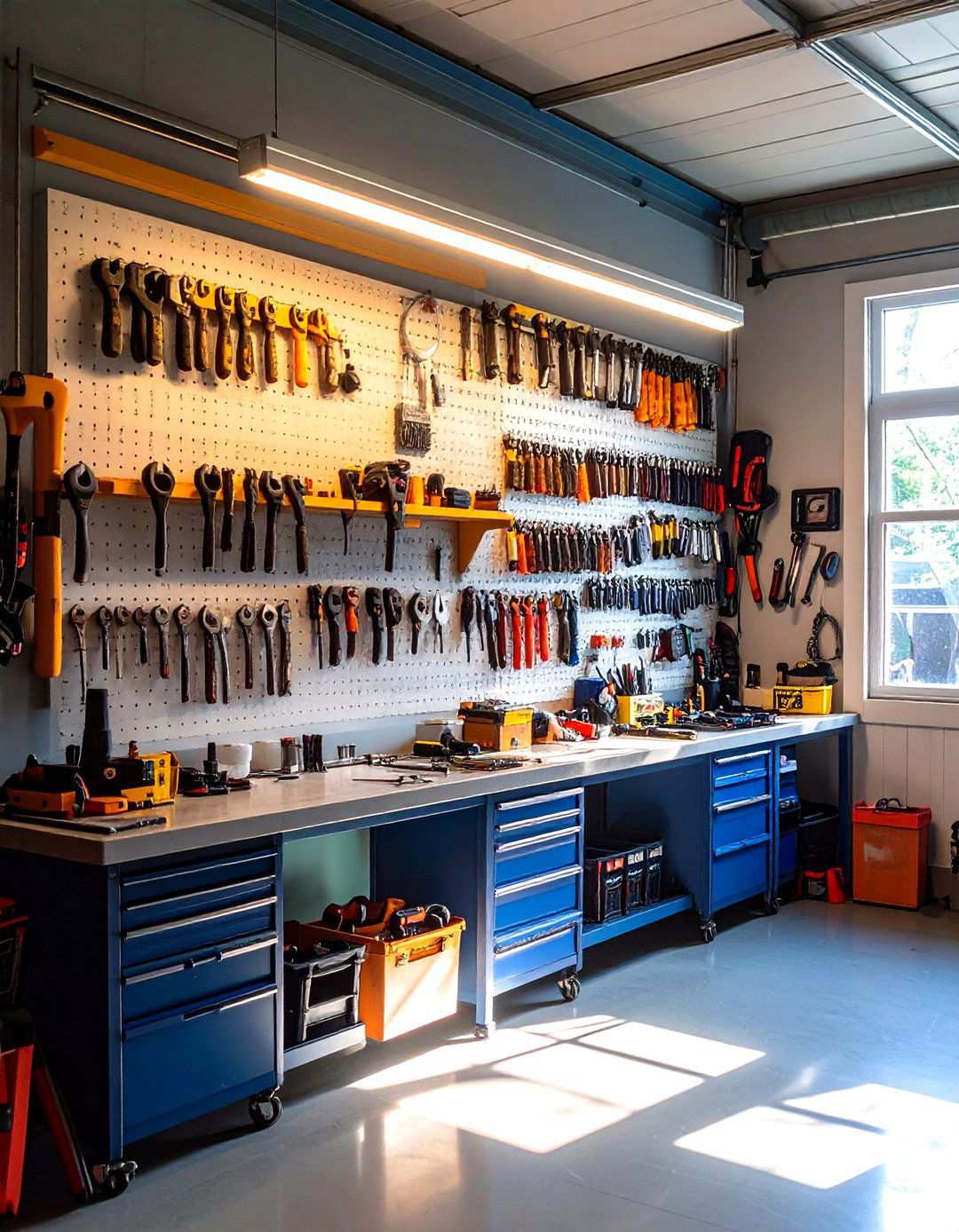 Shadow Board Tool Organization - 24 Shed Shelving Ideas