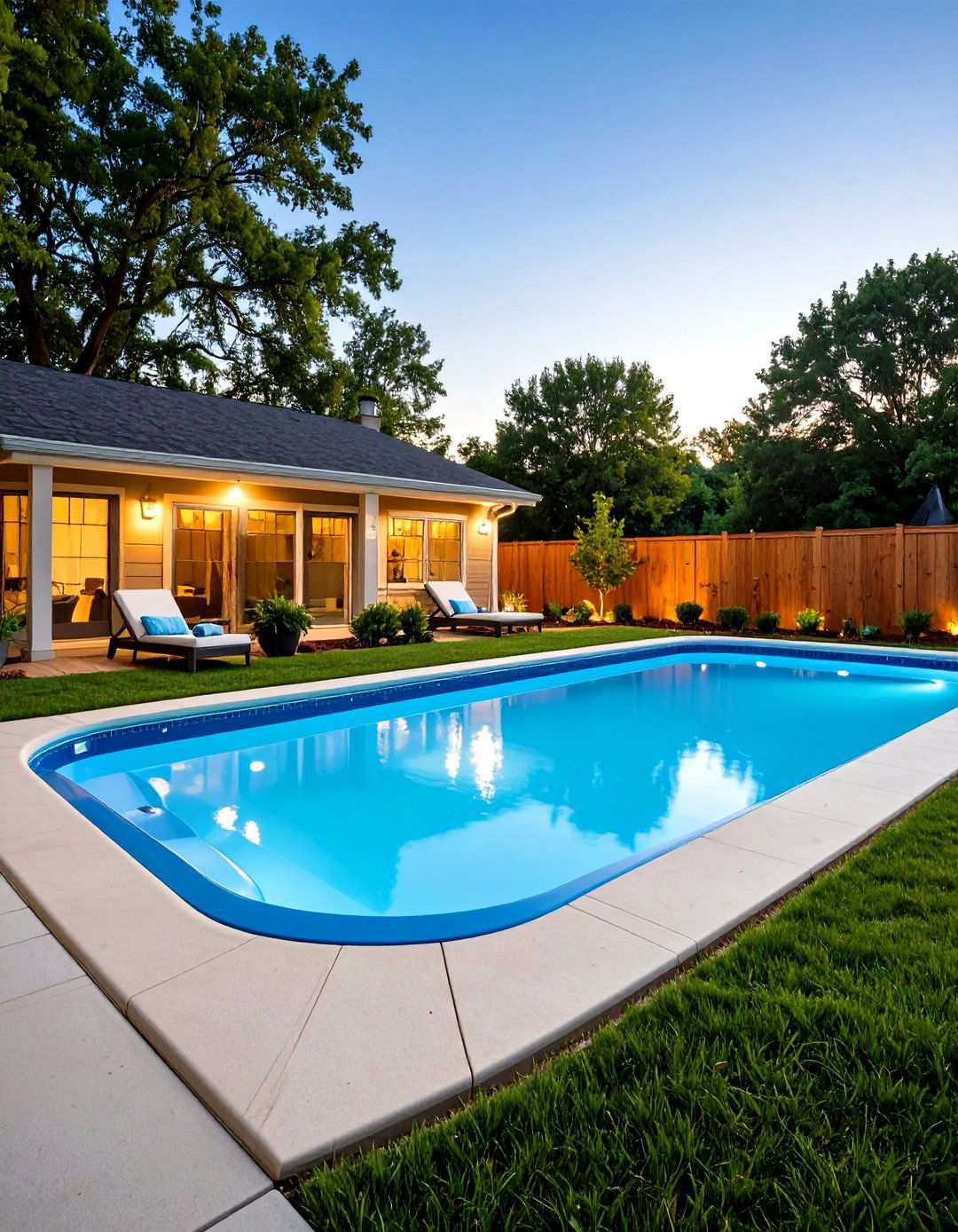 Shallow Wading Pool with Beach Entry - 24 Small Inground Pool Ideas