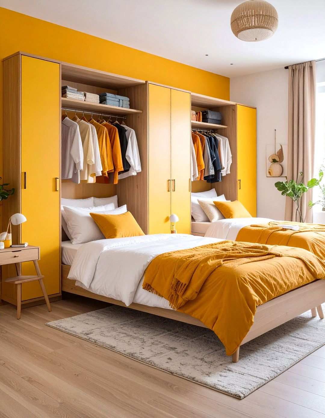 Shared Twin Bedroom Organization - 24 Twin Bedroom Ideas