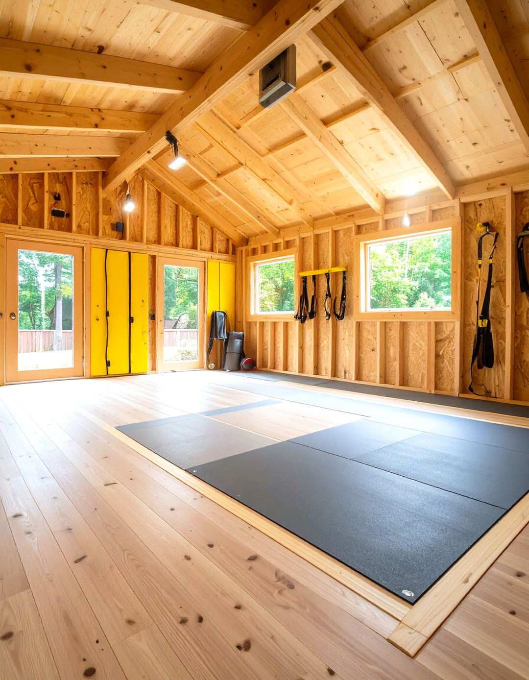 Shed Gym Conversion with Insulation Package - 24 Small Home Gym Ideas
