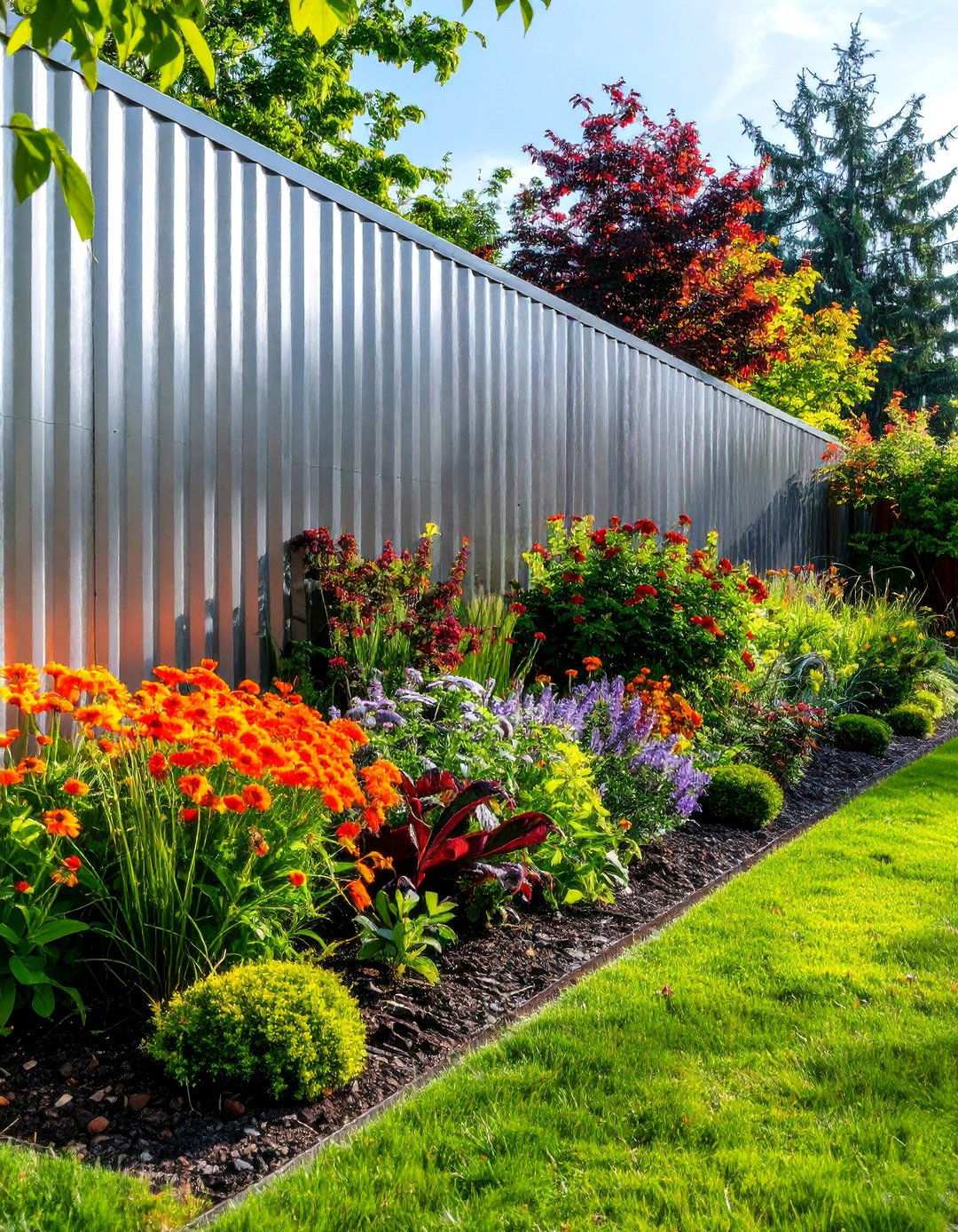Sheet Metal Retaining Wall - 24 Inexpensive Retaining Wall Ideas