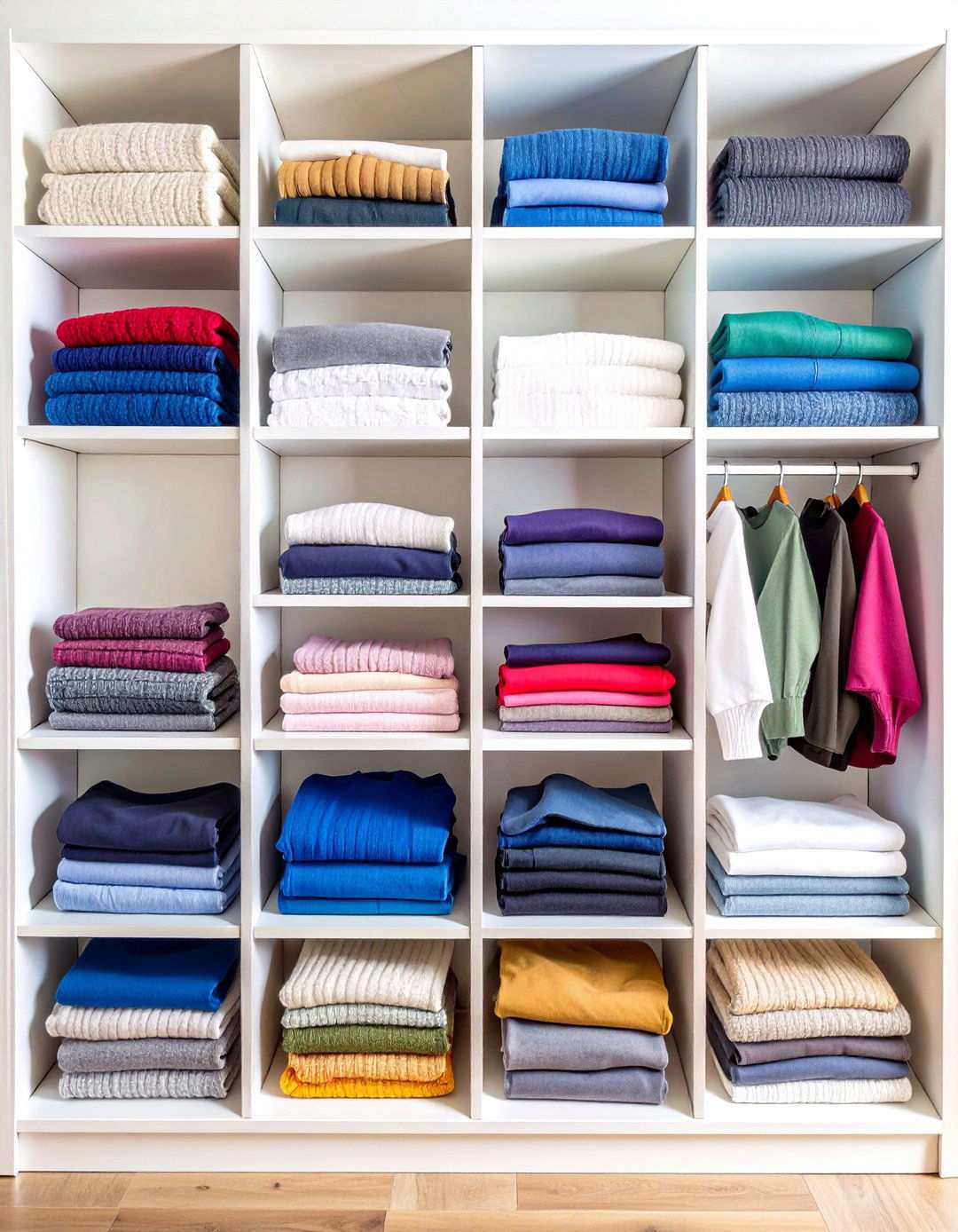 Shelf Divider Organization - 24 Small Closet Storage Ideas