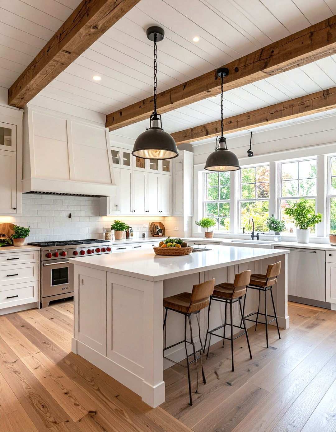 Shiplap Farmhouse Tray Ceiling - 24 tray ceiling ideas