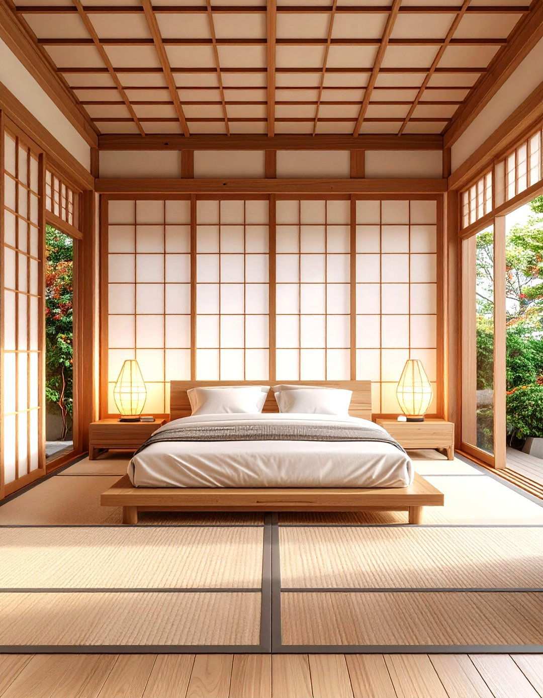 Shoji Screen Room Dividers - 24 Japanese Bedroom Design Ideas