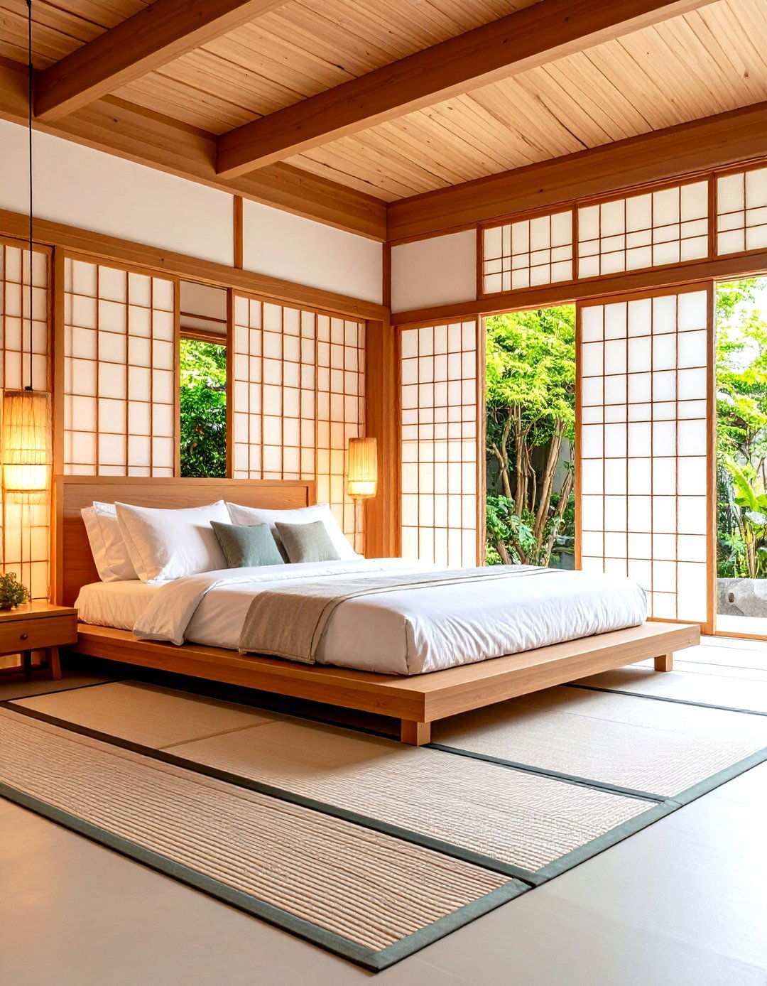 Shoji Screen Room Dividers - 24 Japanese Bedroom Ideas