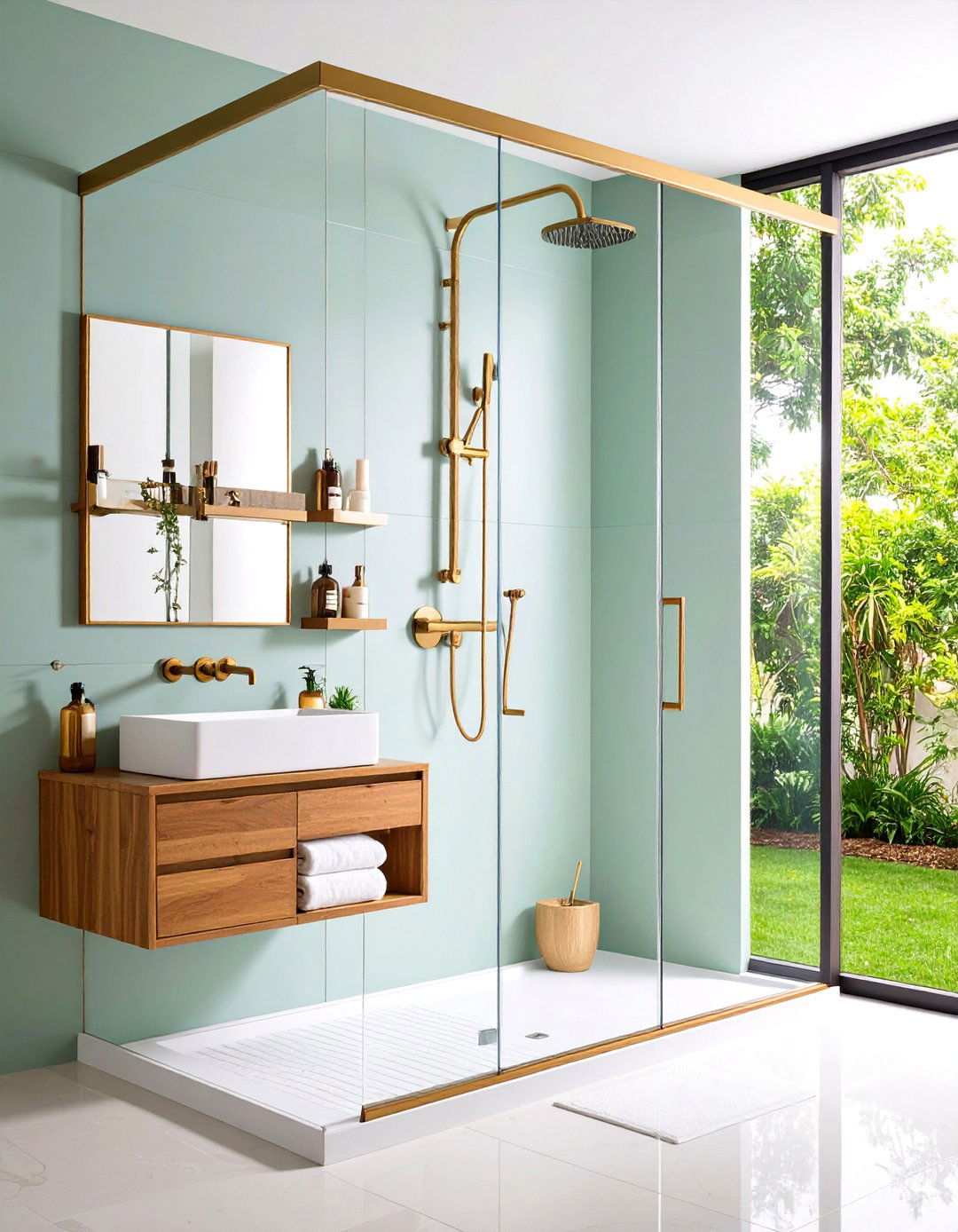 Shower Door Track Storage - 24 Shower Storage Ideas