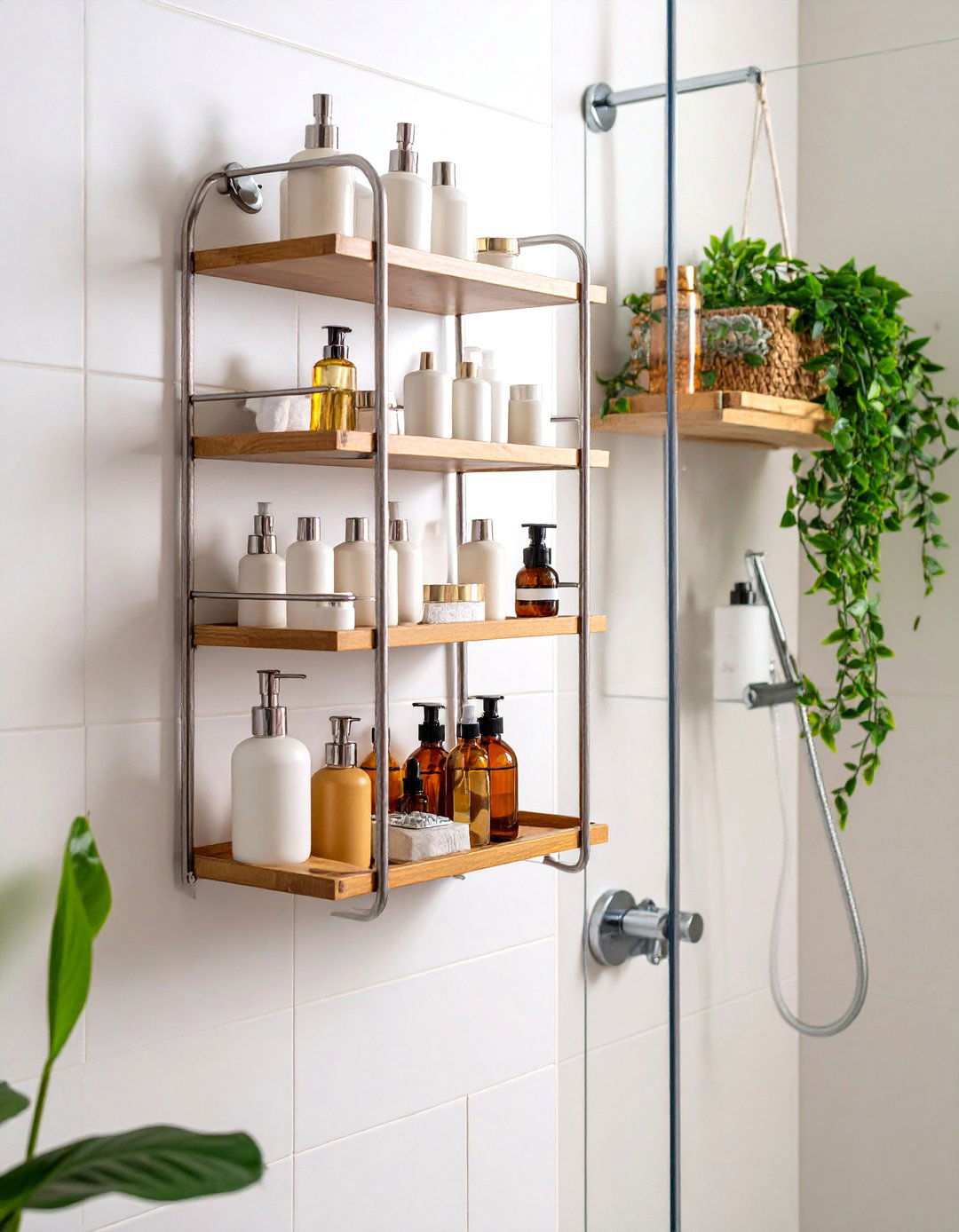 Shower Spice Rack Systems - 24 Shower Storage Ideas