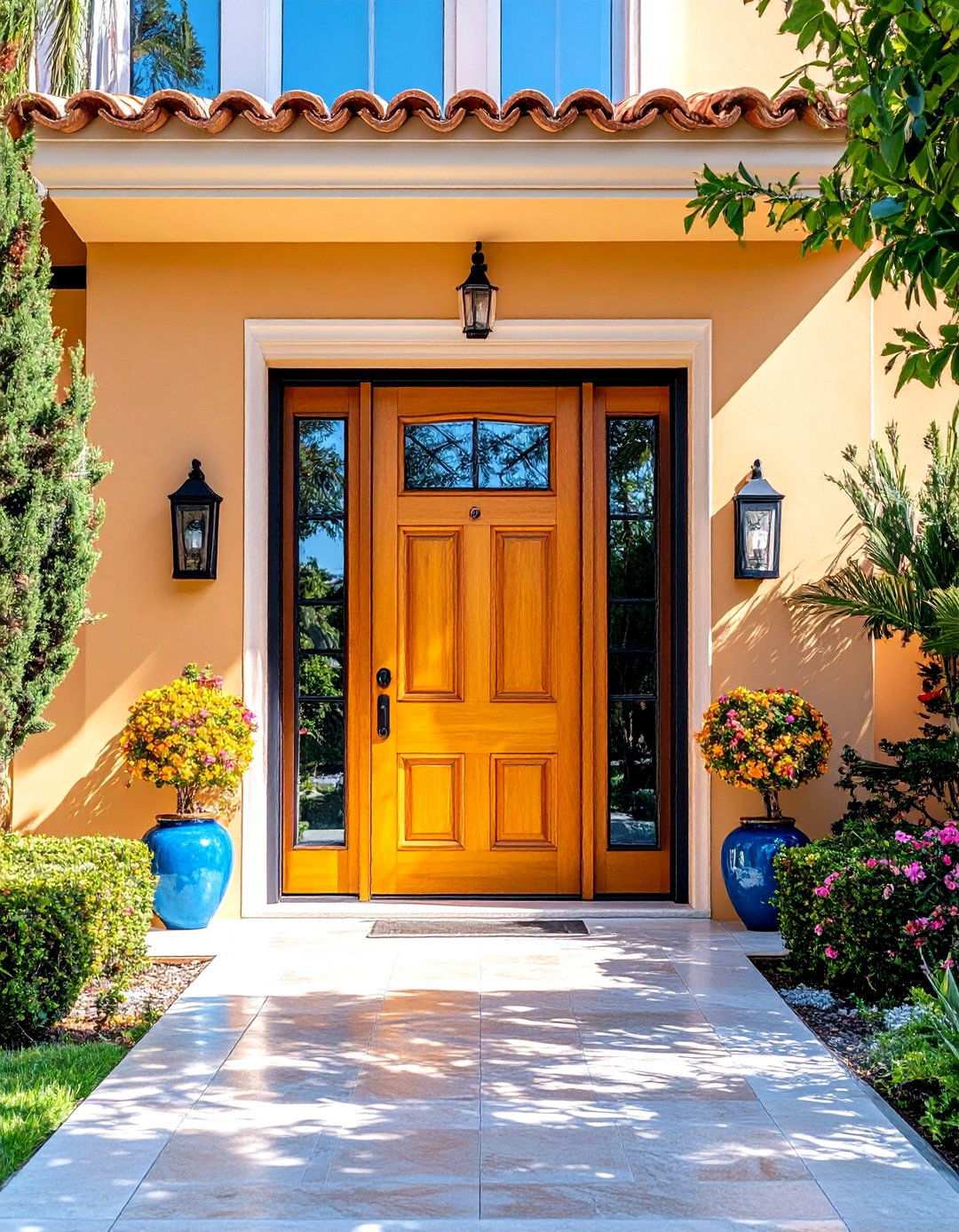 Sidelight Framing Entry Systems - 24 Mediterranean Front Door Ideas