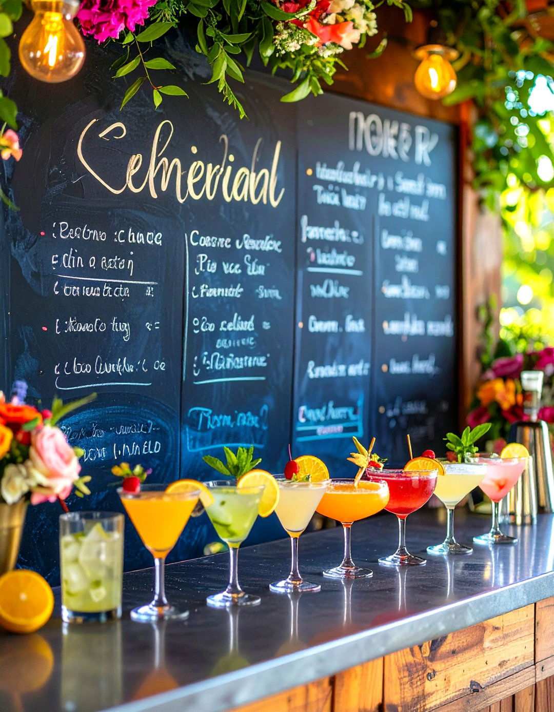 Signature Cocktail Menu Boards - 24 Wedding Sign Ideas