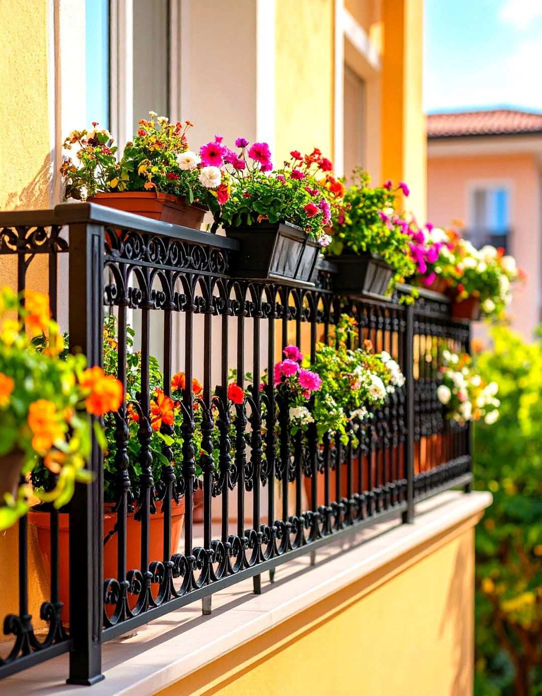 Simple Functional Balcony Barrier Design - 24 Wrought Iron Balcony Railing Design Ideas