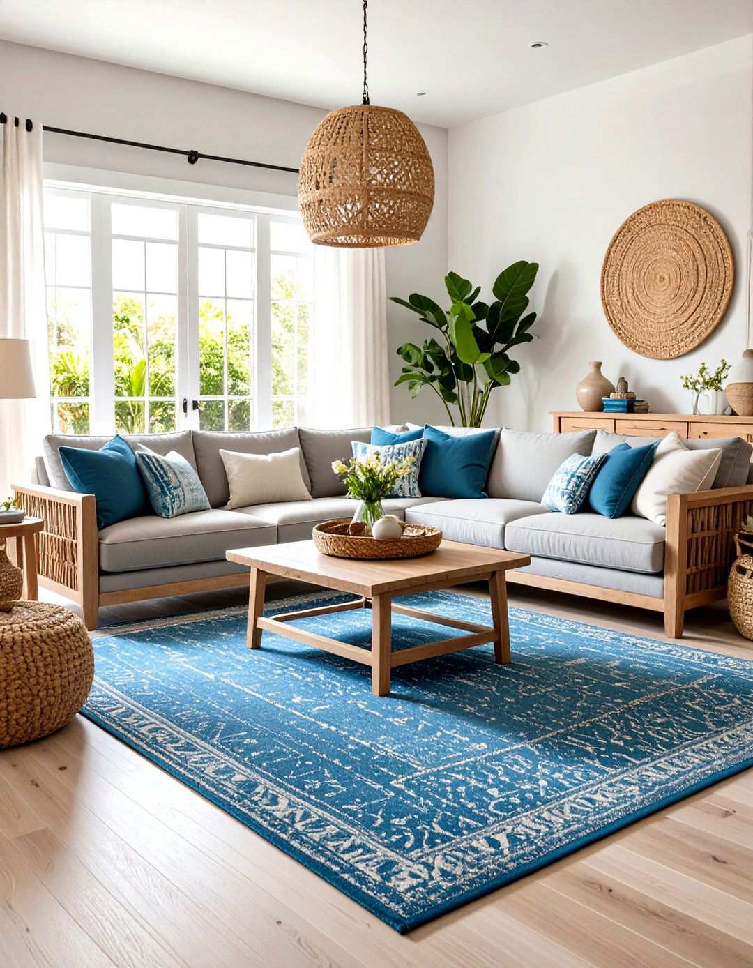 Sky Blue Rug Coastal Grey Sofa Style - 24 what color rug goes with a grey couch